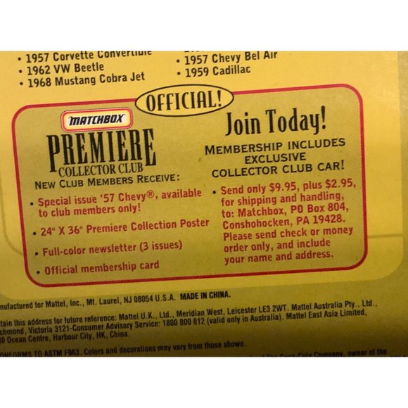 Matchbox - Coca Cola 1/64 - Diecast- 1921 Ford Model T- New in Package - Picture 4 of 12